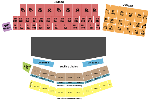 Cheyenne Frontier Days Cheyenne Frontier Days Seating Chart